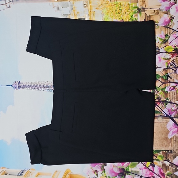 Joie Cuffed Ankle Classic‎ Black Trousers Size 2 - Picture 5 of 5